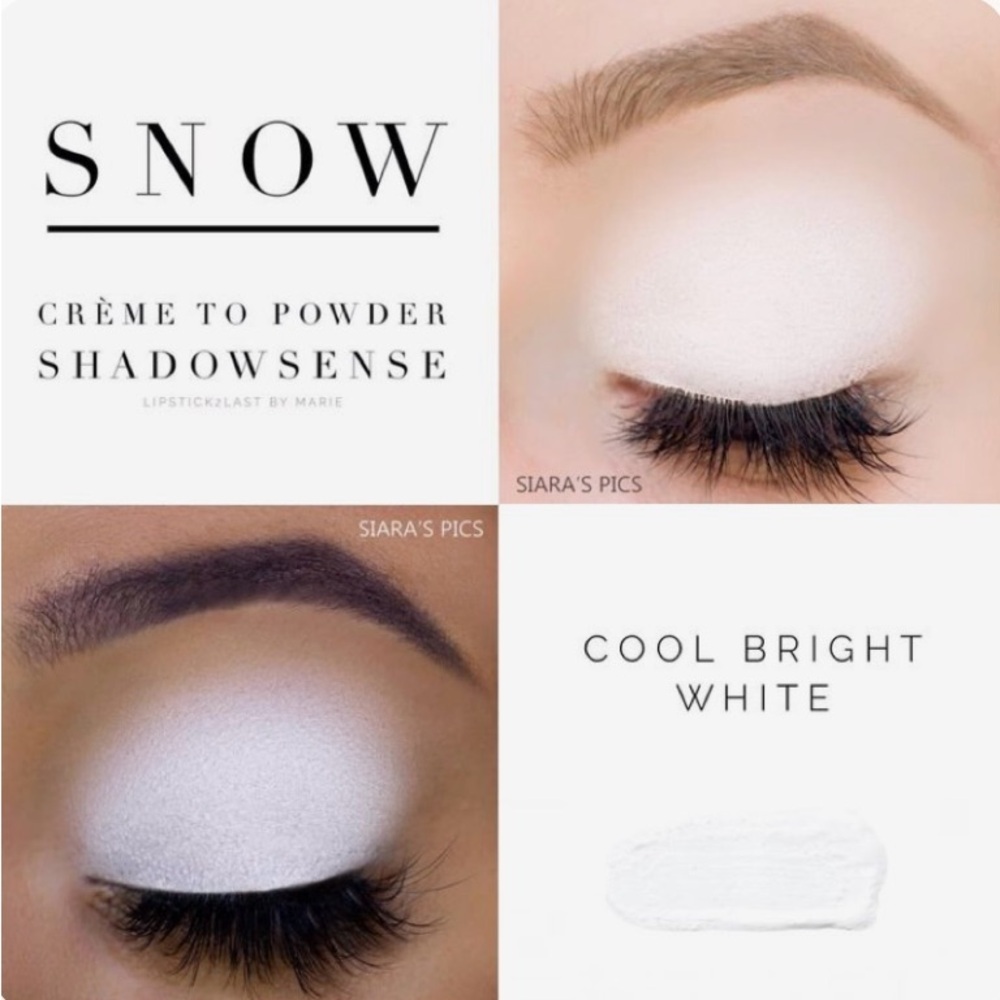 SeneGence ShadowSense Crème to Powder Eyeshadow - Snow